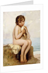 Nude Child with Dove by Leon Bazile Perrault