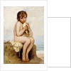Nude Child with Dove by Leon Bazile Perrault