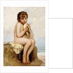Nude Child with Dove by Leon Bazile Perrault