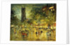 Parisian Street Scene by Konstantin Alekseevich Korovin