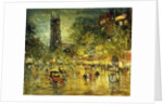 Parisian Street Scene by Konstantin Alekseevich Korovin