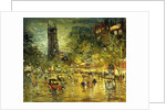 Parisian Street Scene by Konstantin Alekseevich Korovin