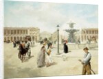 La Place de la Concorde by Vicente de Paredes