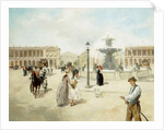 La Place de la Concorde by Vicente de Paredes