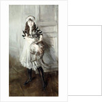 Portrait of Josefina Errazuriz Holding a Cat, 1910 by Giovanni Boldini