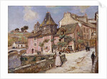 Breton Town Scene by Jean Francois Raffaelli