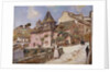 Breton Town Scene by Jean Francois Raffaelli