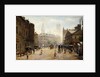 A Bustling Street Scene by G. A. Dufaug