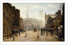 A Bustling Street Scene by G. A. Dufaug