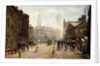 A Bustling Street Scene by G. A. Dufaug