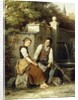 At the Well, 1872 by Johann Georg Meyer von Bremen