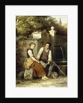 At the Well, 1872 by Johann Georg Meyer von Bremen