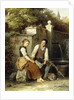 At the Well, 1872 by Johann Georg Meyer von Bremen