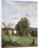 A Farm in Dardagny; Une Ferme de Dardagny, c.1855-57 by Jean Baptiste Camille Corot
