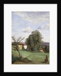 A Farm in Dardagny; Une Ferme de Dardagny, c.1855-57 by Jean Baptiste Camille Corot