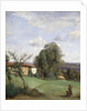 A Farm in Dardagny; Une Ferme de Dardagny, c.1855-57 by Jean Baptiste Camille Corot