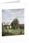 A Farm in Dardagny; Une Ferme de Dardagny, c.1855-57 by Jean Baptiste Camille Corot