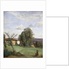 A Farm in Dardagny; Une Ferme de Dardagny, c.1855-57 by Jean Baptiste Camille Corot