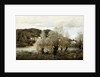 Fisherman on the Edge of a Pond in the Village of Avary by Jean Baptiste Camille Corot