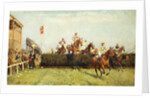 The Grand National Steeplechase: Valentine's Jump by John Sanderson Wells