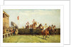 The Grand National Steeplechase: Valentine's Jump by John Sanderson Wells