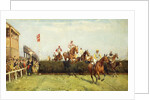 The Grand National Steeplechase: Valentine's Jump by John Sanderson Wells