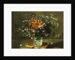 A Floral Still Life, 1872 by Emile Gustave Couder