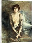 Portrait of Mrs. George McFadden seated, three-quarter length, 1919 by Giovanni Boldini