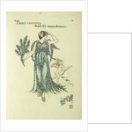 Flowers from Shakespeare's Garden: Rosemary, 1906 by Walter Crane