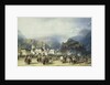 The War in Italy: Susa, Mont Cenis, Bivouac with French Troops, 1859 by Carlo Bossoli