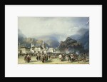 The War in Italy: Susa, Mont Cenis, Bivouac with French Troops, 1859 by Carlo Bossoli