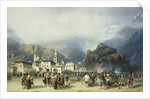 The War in Italy: Susa, Mont Cenis, Bivouac with French Troops, 1859 by Carlo Bossoli