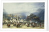 The War in Italy: Susa, Mont Cenis, Bivouac with French Troops, 1859 by Carlo Bossoli