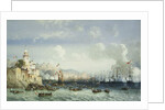 The War in Italy: Genoa, The Arrival of the Emperor Napoleon III, 1859 by Carlo Bossoli
