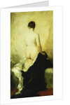 A Partially Draped Nude, by Charles Joshua Chaplin