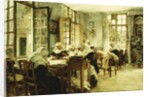 Nuns Sewing, by Leon Augustin Lhermitte