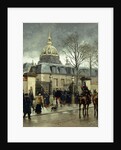Outside Les Invalides, Paris, by Jean-Baptiste Edouard Detaille