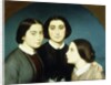 Portrait of the Three Daughters of Charles Naudier, 1854 by Eugene Emmanuel Amaury-Duval