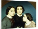 Portrait of the Three Daughters of Charles Naudier, 1854 by Eugene Emmanuel Amaury-Duval