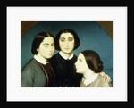 Portrait of the Three Daughters of Charles Naudier, 1854 by Eugene Emmanuel Amaury-Duval