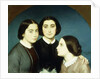 Portrait of the Three Daughters of Charles Naudier, 1854 by Eugene Emmanuel Amaury-Duval