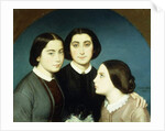 Portrait of the Three Daughters of Charles Naudier, 1854 by Eugene Emmanuel Amaury-Duval