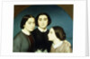 Portrait of the Three Daughters of Charles Naudier, 1854 by Eugene Emmanuel Amaury-Duval