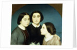 Portrait of the Three Daughters of Charles Naudier, 1854 by Eugene Emmanuel Amaury-Duval