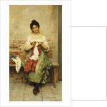 The Seamstress, 1901 by Eugen von Blaas