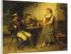 A Conservation in the Tavern, 1891 by Hugo Kauffmann