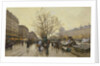 The Docks of Paris; Les Quais a Paris by Eugene Galien-Laloue