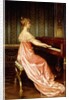 Elegant Lady seated at Piano-Forte by Joseph Frederick Charles Soulacroix