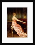 Elegant Lady seated at Piano-Forte, by Joseph Frederick Charles Soulacroix