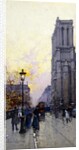 Notre Dame de Paris by Eugene Galien-Laloue
